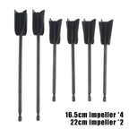 Plastic Epoxy Mixing Sticks – Drill Paint Stirrer for Resin & Putty Paint Mixing Sticks Richie's 6pcs