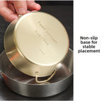 304 Stainless Steel Dual-Handle Snack & Sauce Dipping Bowl Dipping Bowl Richie's