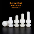 Nylon Screw & Nut Sets M2–M6 Phillips Round Head Insulated Nylon Screw Nut Set Richie's 10 Set M6x30