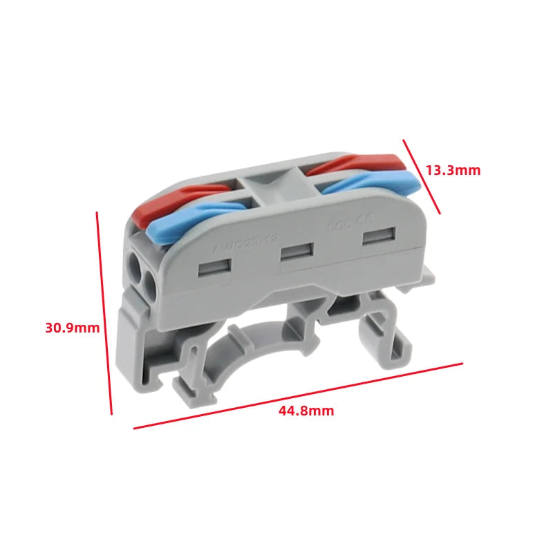 2/3/4/5 Pin Push-In Lever Wire Connector Terminal Block CE Wire Connector Terminal Richie's
