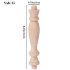 Vintage Wood Carved Furniture Leg – European Style Cabinet Foot Furniture Leg Richie's 15