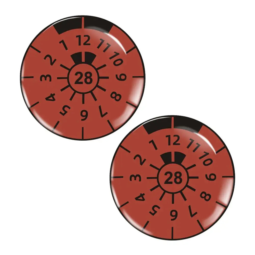 German License Plate 3D Gel Dome Car Sticker – 2pcs Automotive Gel Dome Sticker Richie's rown 28