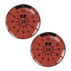 German License Plate 3D Gel Dome Car Sticker – 2pcs Automotive Gel Dome Sticker Richie's rown 28