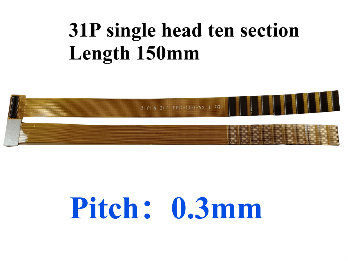 BTB ZIF Test Cable 0.3/0.5mm Pitch 13–45 Pin Extension Adapter ZIF Test Cable Adapter Richie's 31P 0.3 150mm 2
