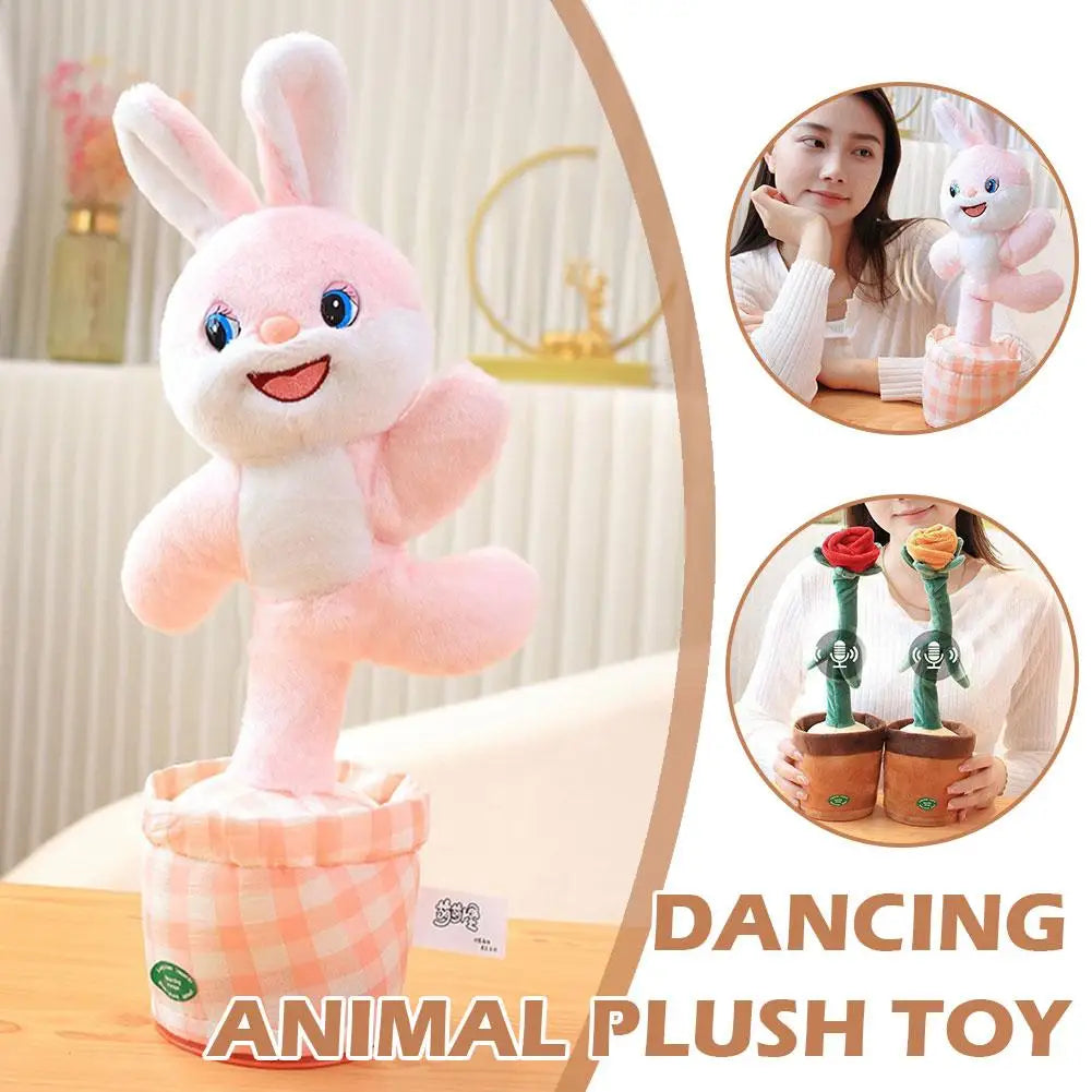 Talking Dancing Bunny Plush Toy – Sings, Repeats & Wiggles Interactive Plush Toy Richie's