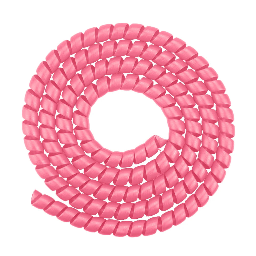 1M Spiral Cable Wire Protector Wrap – M365 PRO Scooter & Bikes Spiral Cable Protector Richie's Pink
