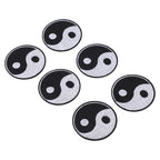 6pcs Yin Yang Iron On Embroidered Cotton Patches – DIY Sew On Embroidered Iron-On Patch Richie's