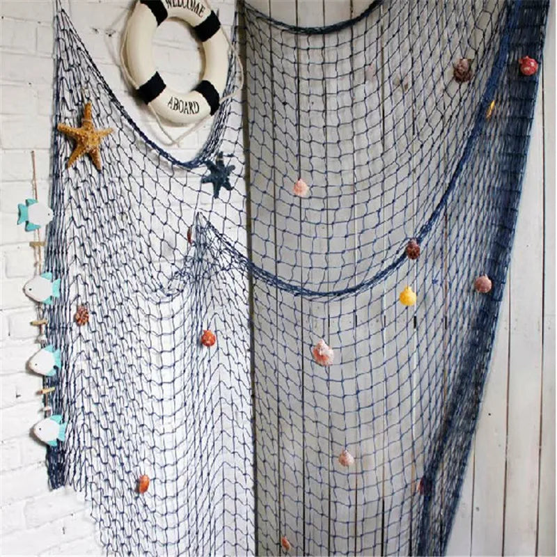 Nautical Fishing Net Wall Hanging – Coastal Home Décor Wall Hanging Decor Richie's