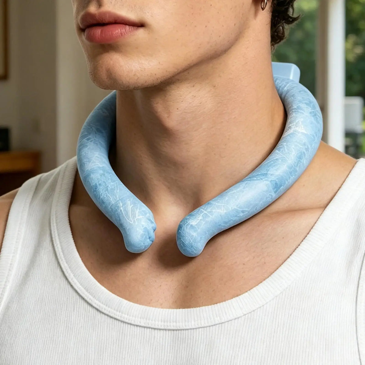 Wearable Neck Cooler – Reusable Leakproof Ice Ring Neck Cooling Wrap Richie's