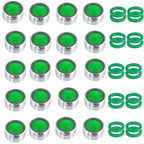 20 Pcs Brass Faucet Aerator Water Saving Anti-Splash Bubbler Faucet Aerator Richie's brass green-20