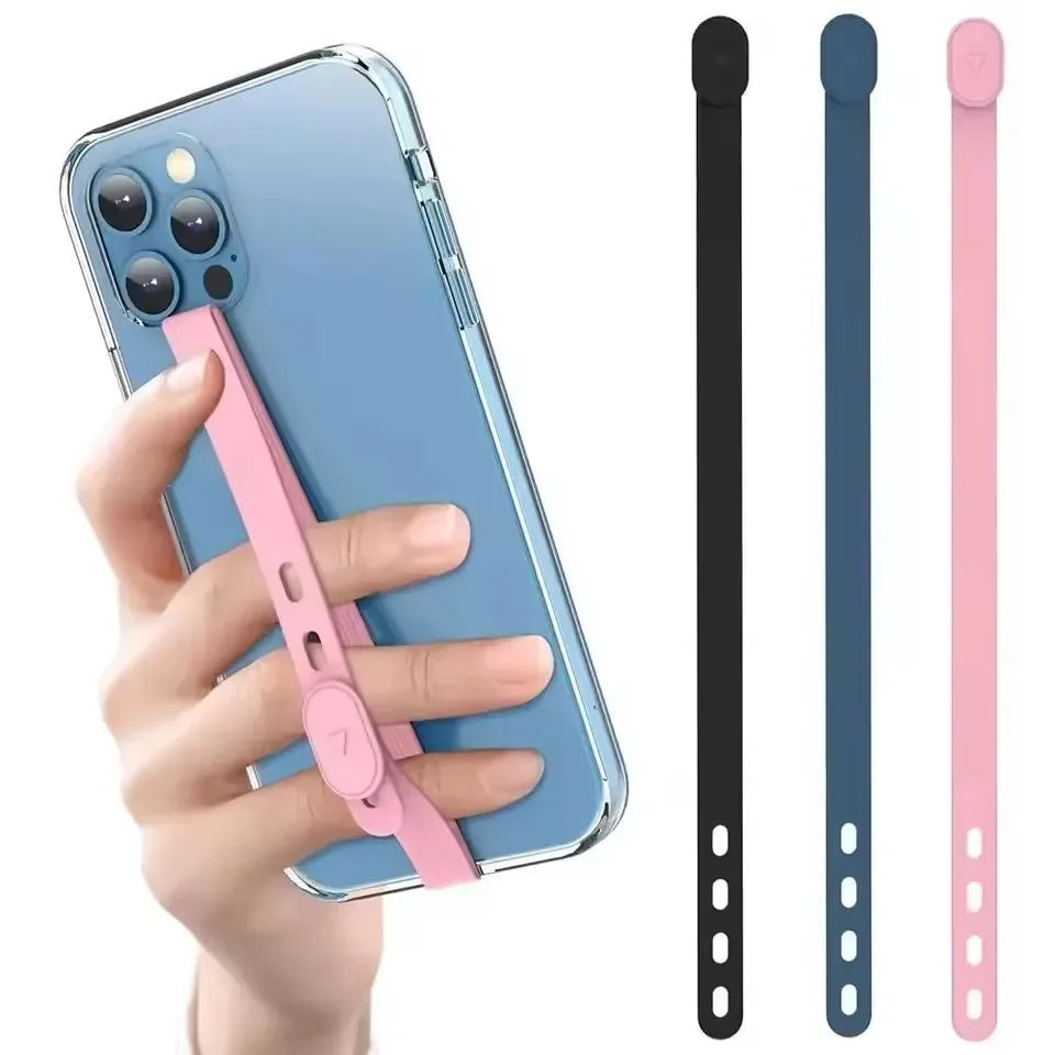 Silicone Phone Strap Wristband – Elastic Finger Ring Holder Phone Strap Holder Richie's