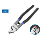 Wire Stripper & Cable Cutter Pliers 6/8/10 Inch | Chrome-V Steel Wire Stripper Pliers Richie's 6 inch-small