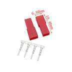 Red JST SYP 2-Pin 2.54mm Connector Kit – Male Female Crimp Electrical Connector Kit Richie's