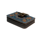 Vintage Americana Mini Wallet – Retractable Card Holder Mini Card Wallet Richie's