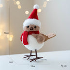Foam Bird Christmas Tree Hanging Ornament – Red & White Christmas Ornament Richie's B