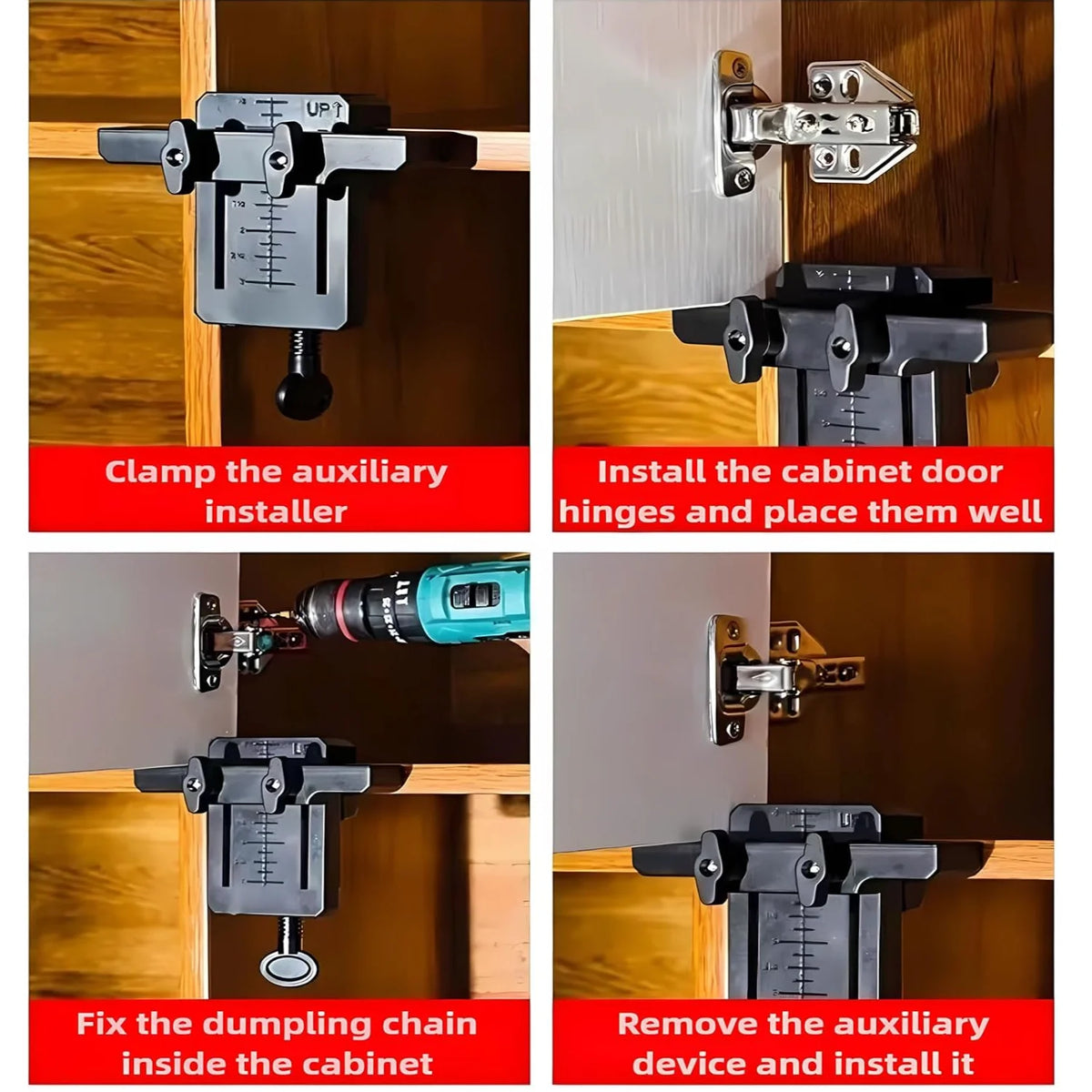 Adjustable Cabinet Door Installer & Alignment Tool | Richie's Cabinet Installation Tool Richie's