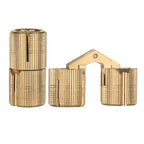 Brass Concealed Cylindrical Hinge for Gift Box & Cabinet Concealed Brass Hinge Richie's 16mm