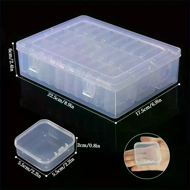 Nail Art Jewelry Rhinestone Storage Box – Multi-Compartment Jewelry Storage Box Richie's