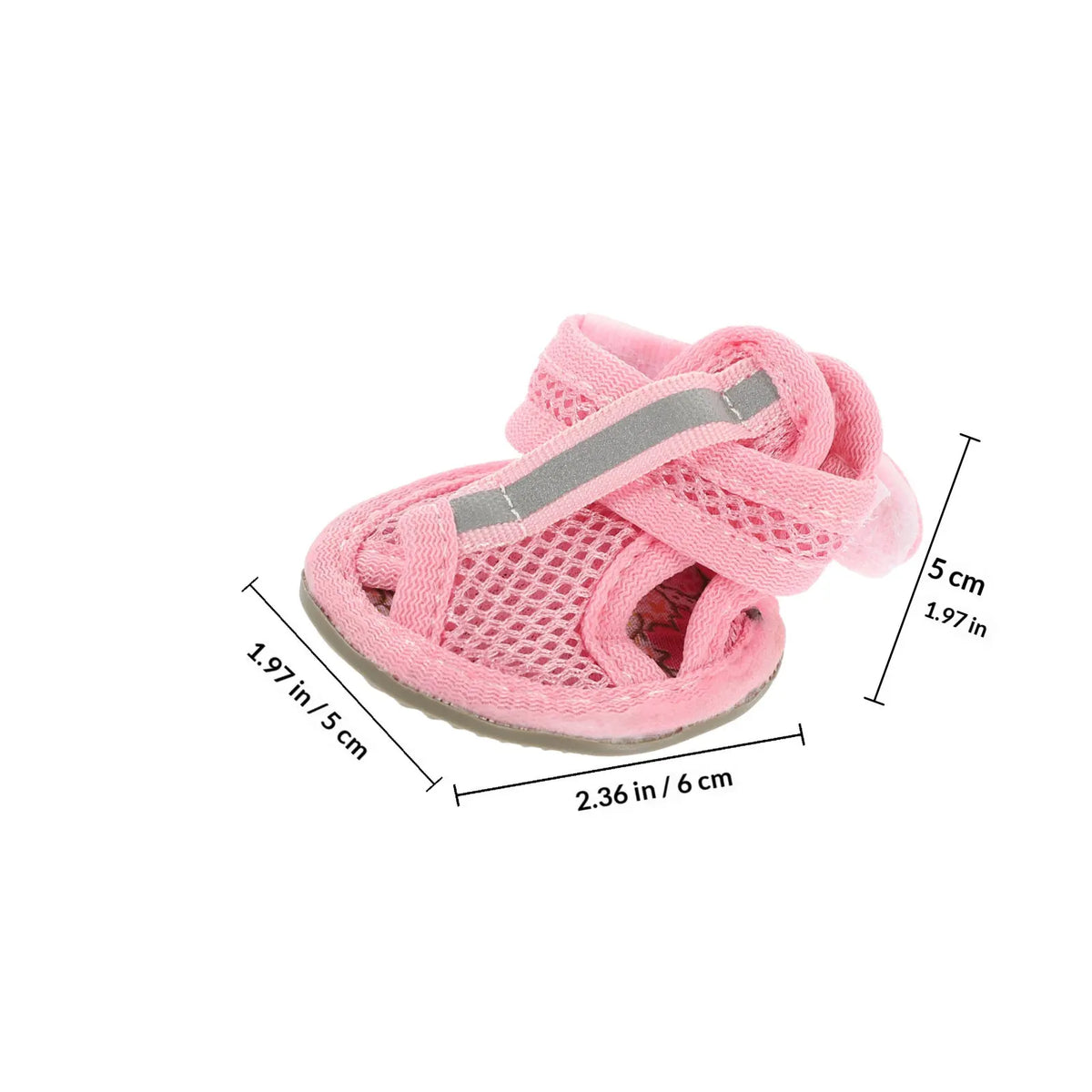 4Pcs Breathable Mesh Dog Sandals – Anti-Slip Summer Paw Shoes Dog Sandals Richie's