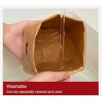 Reusable Washable Kraft Paper Bag – Large Capacity Shopping Tote Reusable Shopping Bag Richie's