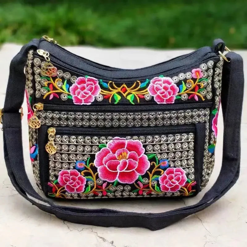 Yunnan Ethnic Embroidered Crossbody Shoulder Bag for Women Embroidered Crossbody Bag Richie's style10