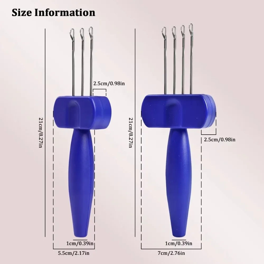 Ergonomic Latch Hook Tool – Portable Cord Knitting Hook Latch Hook Knitting Tool Richie's