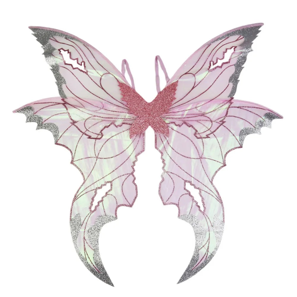 Sparkling Fairy Butterfly Wings Costume for Women & Girls Costume Wings Richie's Pink