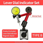 Magnetic Stand Base & Dial Indicator Gauge Measurement Tool Set Dial Indicator Set Richie's T415 0-0.8mm