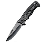 Folding Fillet Knife Stainless Steel PP Handle – Fishing & Camping Folding Fillet Knife Richie's Black