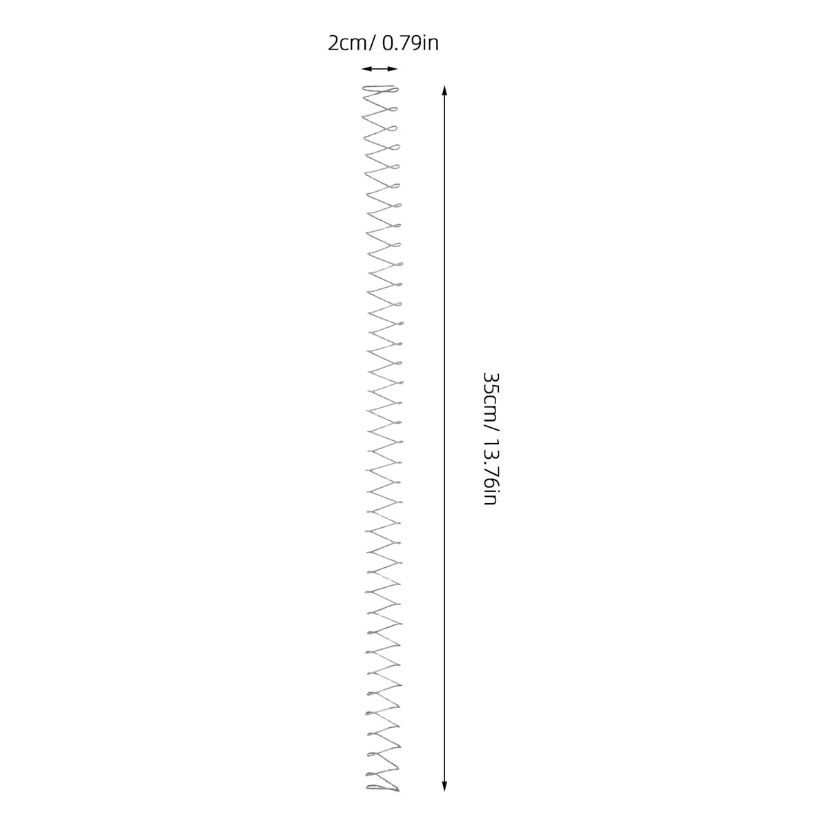 350mm Rectangular Flat Compression Spring Trapezoidal Stainless Steel Compression Spring Richie's