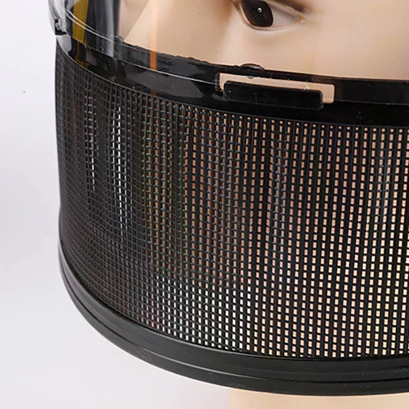 Safety Helmet Full Face Mesh Mask for Grass Trimmer & Chainsaw Safety Helmet Shield Richie's