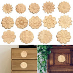 Wood Carved Floral Appliqué – Corner Furniture Frame Decoration Wood Carved Appliqué Richie's