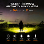 TUNENG S11-T 500LM USB-C Keychain Flashlight – EDC Torch IP66 Keychain Flashlight Richie's