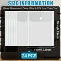 24-Pack Plastic Snap Closure Envelopes – Organizer Pouches Storage Pouches Richie's 24 Pcs