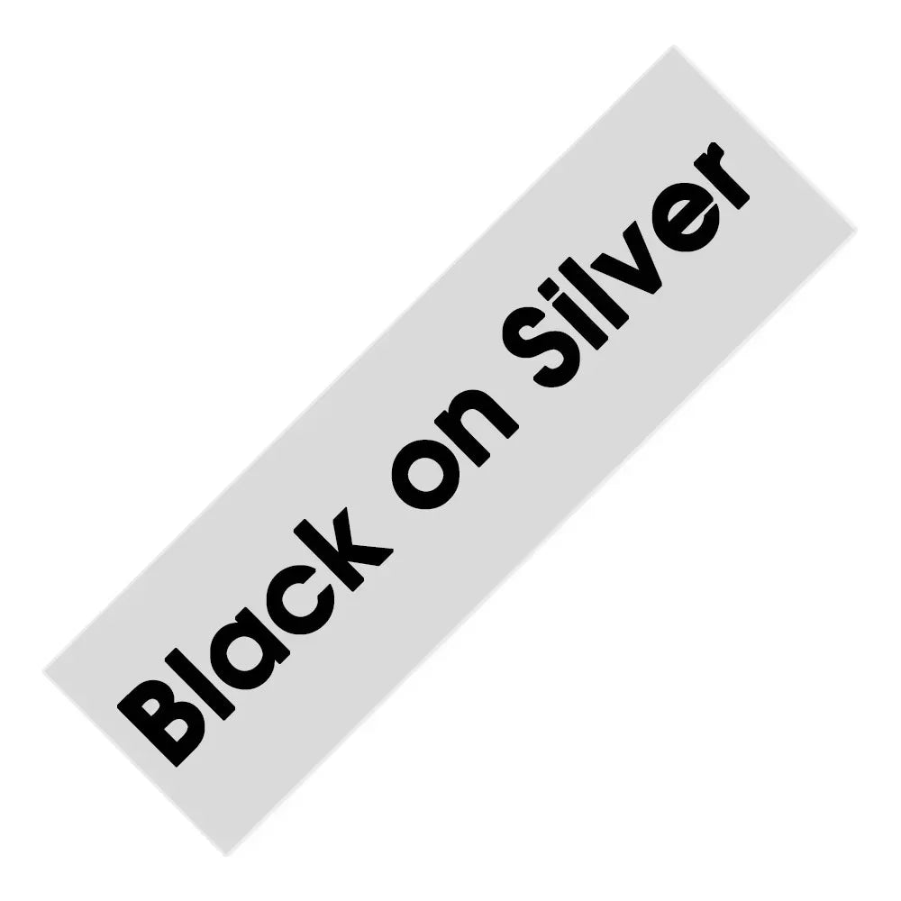 Brother P-Touch TZe Compatible Laminated Label Tape 6–24mm Label Maker Tape Richie's Black on Silver 12mm