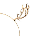Sparkly Reindeer Antler Headband – Rhinestone Holiday Hair Hoop Holiday Antler Headband Richie's
