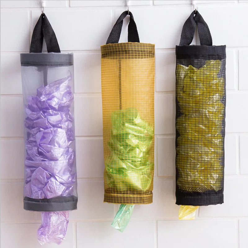 Wall Mount Grocery Bag Holder & Kitchen Bag Dispenser Bag Holder Dispenser Richie's