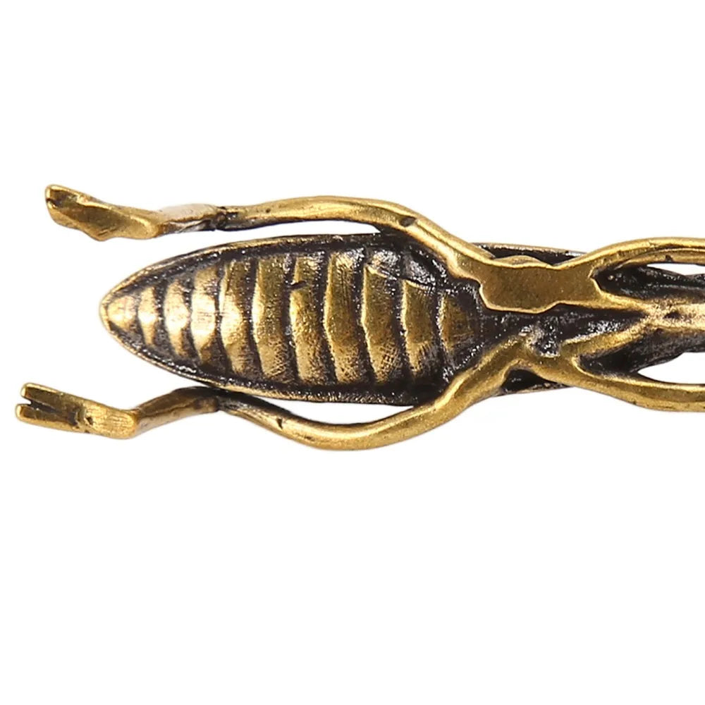 Solid Copper Praying Mantis Figurine Brass Collectible Ornament Copper Figurine Richie's