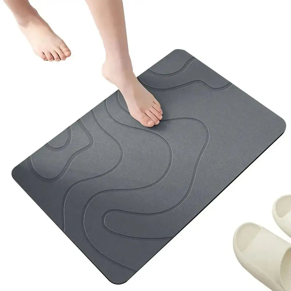 Diatomite Bath Mat 40x60cm – Anti-Slip Super Absorbent Diatomite Bath Mat Richie's