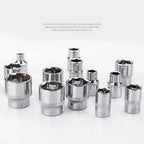 12-Piece Ratchet Wrench Socket Set 1/4 3/8 1/2 Drive – Cr-V Steel Ratchet Socket Set Richie's