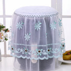 Pastoral Lace Embroidery Dust Cover for Air Fryer & Rice Cooker Appliance Dust Cover Richie's Plum Blossom-4