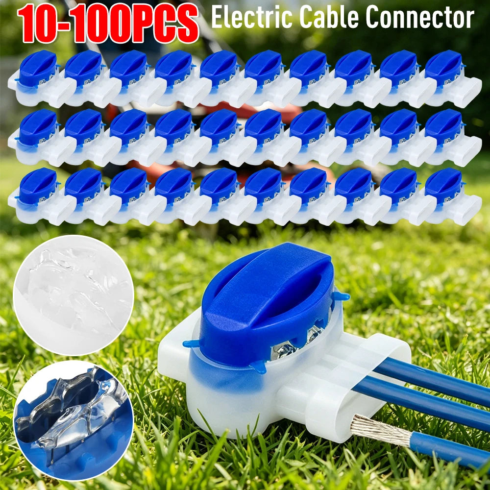 Waterproof Cable Connector Set for Robot Lawnmowers – 3-Hole Lawnmower Cable Connector Richie's