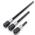 3PC Hex Quick Release Screwdriver Extension Rod Set | CR-V Steel Drill Extension Rod Richie's 3pc 60-150mm set