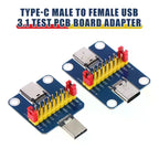 USB 3.1 Type-C Male to Female PCB Adapter 2.54mm Connector PCB Adapter Board Richie's