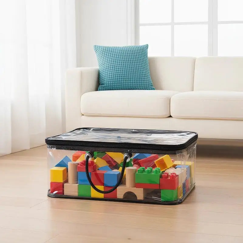Waterproof PVC Zippered Storage Bags 4-Pack | Closet Organizer Zippered Storage Bags Richie's