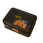 Halloween Pumpkin Tinplate Candy Storage Box – 3 Sizes Halloween Candy Tin Richie's Style-5 5x5x5cm