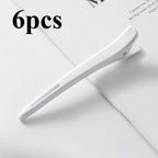 6-Pack Non-Slip Hair Sectioning Clips | Salon & Home Styling Hair Sectioning Clips Richie's White 6pcs