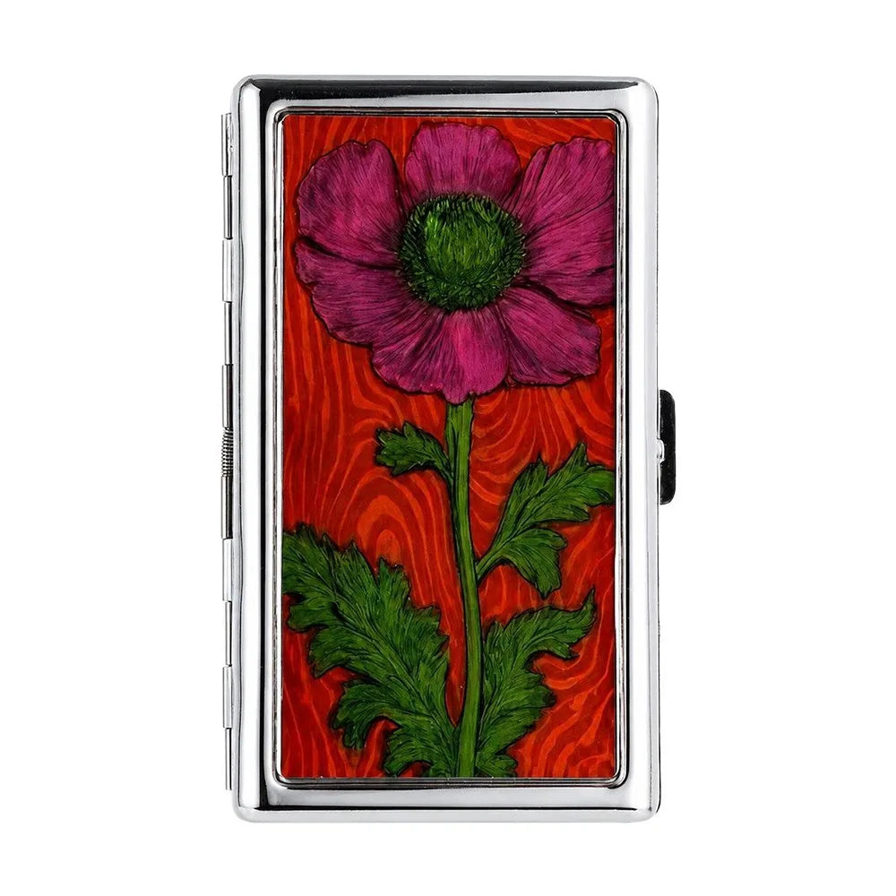 Vintage Metal Business Card Case – Snap Closure Multi-Function Metal Card Case Richie's C