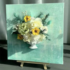 French Hand-Painted Half Wall Vase – DIY Flower Pot Décor Decorative Wall Vase Richie's