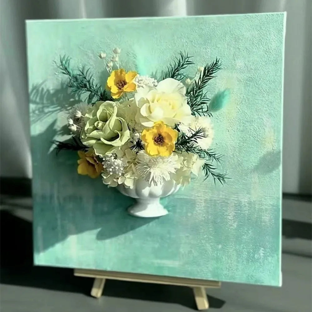 French Hand-Painted Half Wall Vase – DIY Flower Pot Décor Decorative Wall Vase Richie's